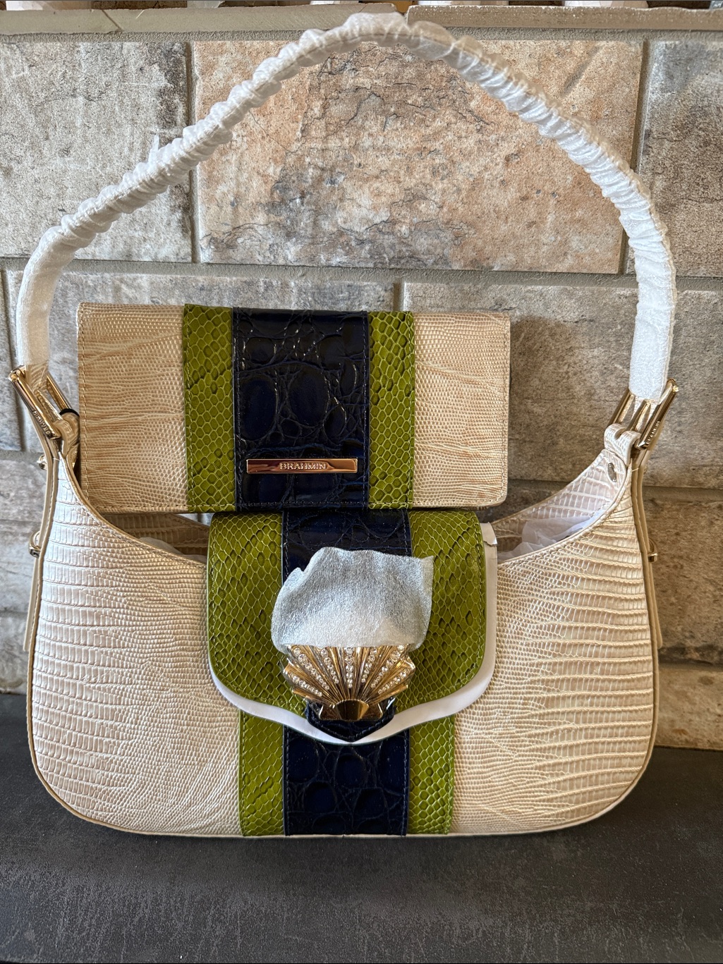 Brahmin Kyrie In Multi Antigua Pattern